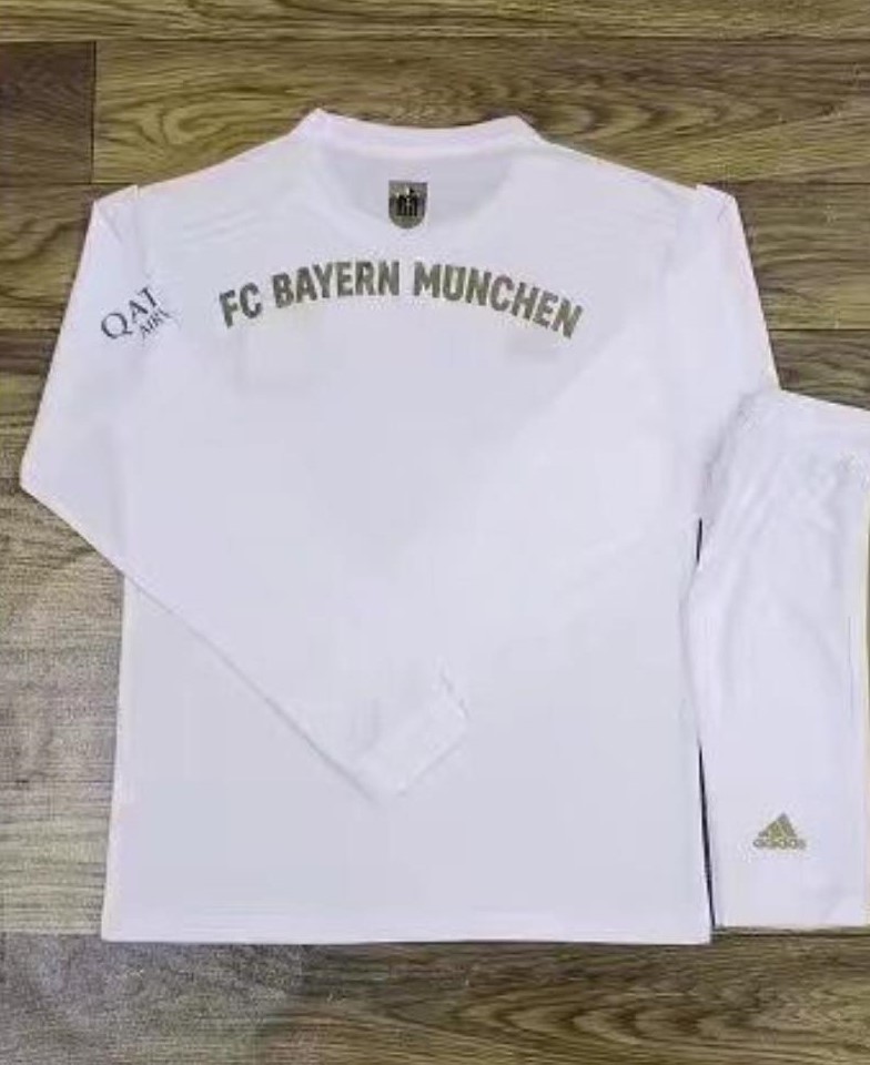 AAA Quality Bayern Munich 22/23 Away White Long Jersey